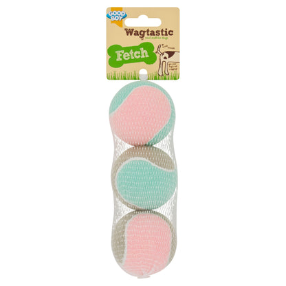 Good Boy Wagtastic Dog Tennis Balls 3 Pack — image 1