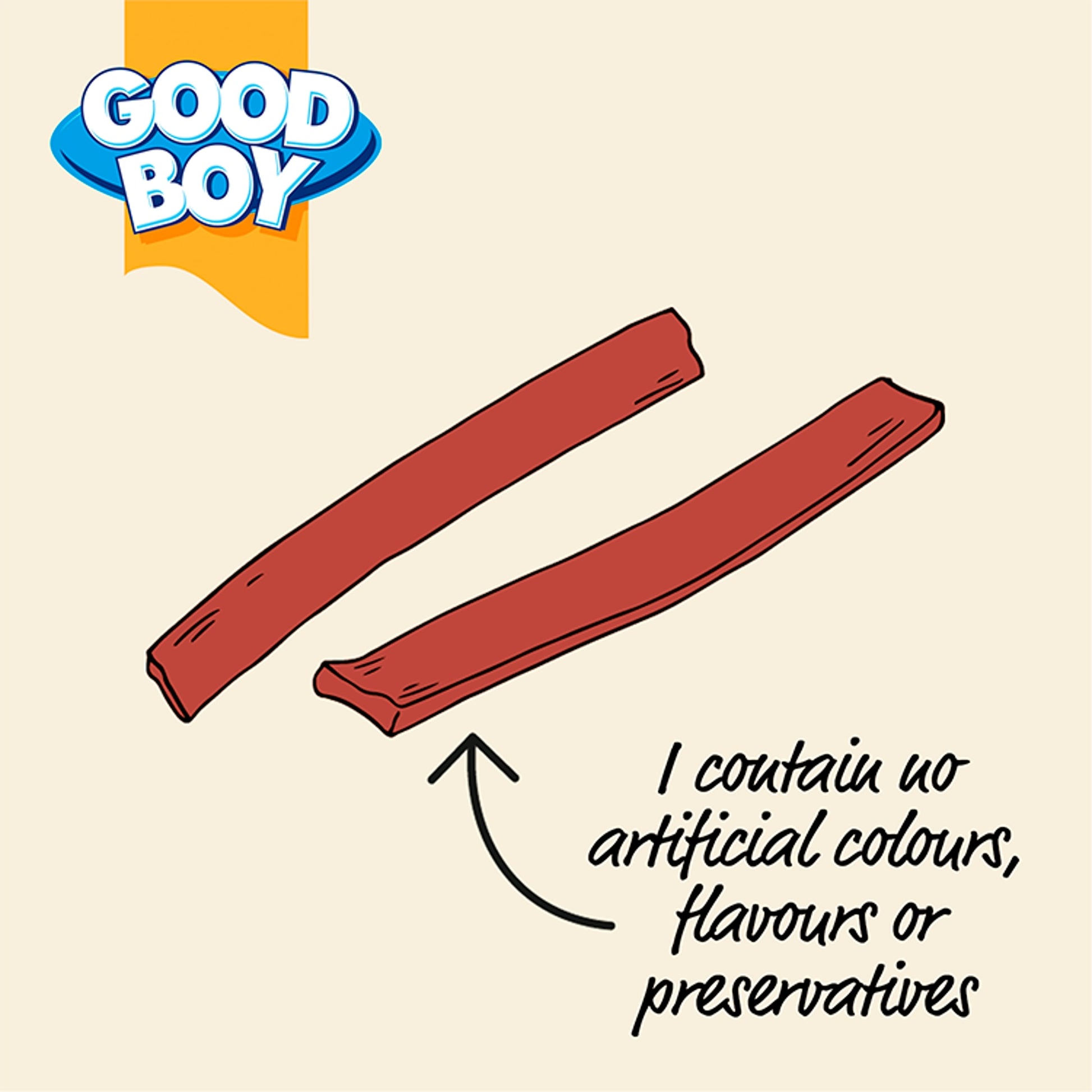 Good Boy Wagtastic Dog Treats Beef Fillets 80g — image 2