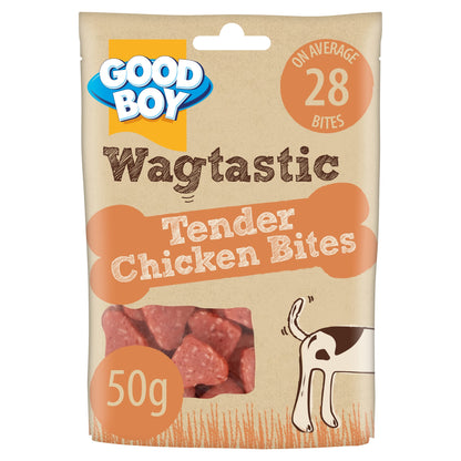 Good Boy Wagtastic Dog Treats Chicken Bites 50g — image 1