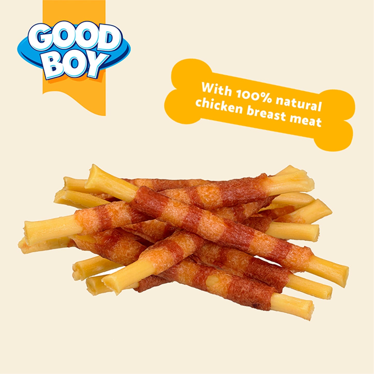 Good Boy Wagtastic Dog Treats Chicken Cheese Sticks 70g — image 3