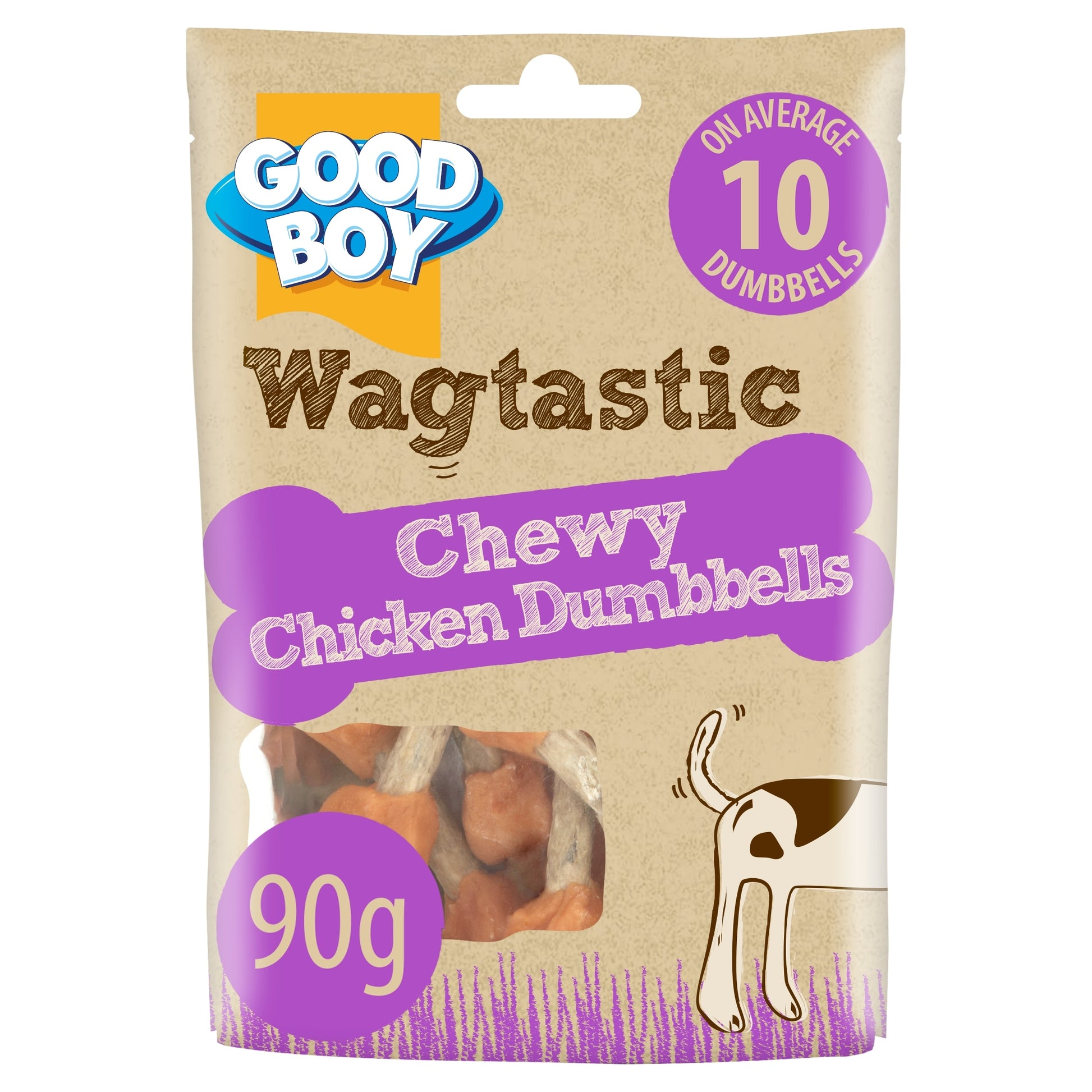 Good Boy Wagtastic Dog Treats Chicken Dumbbells 90g — image 1