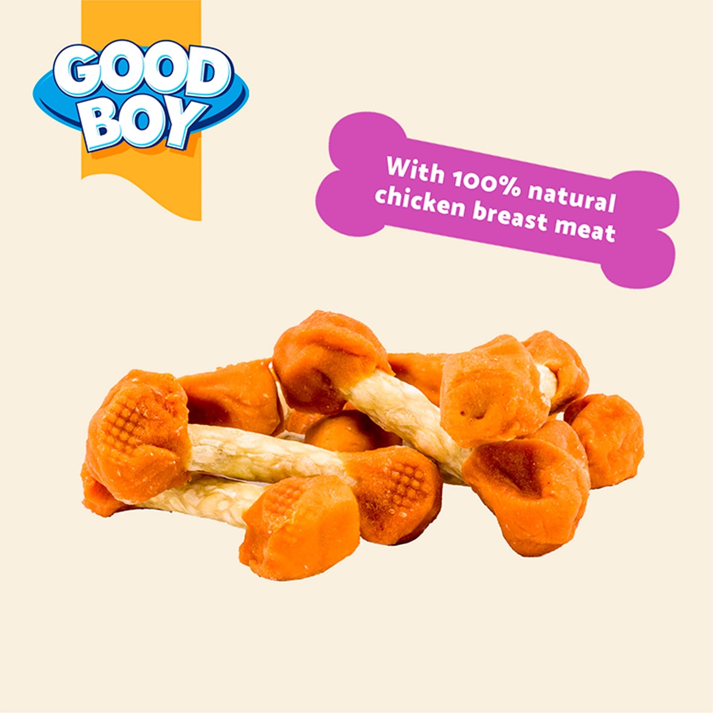 Good Boy Wagtastic Dog Treats Chicken Dumbbells 90g — image 3