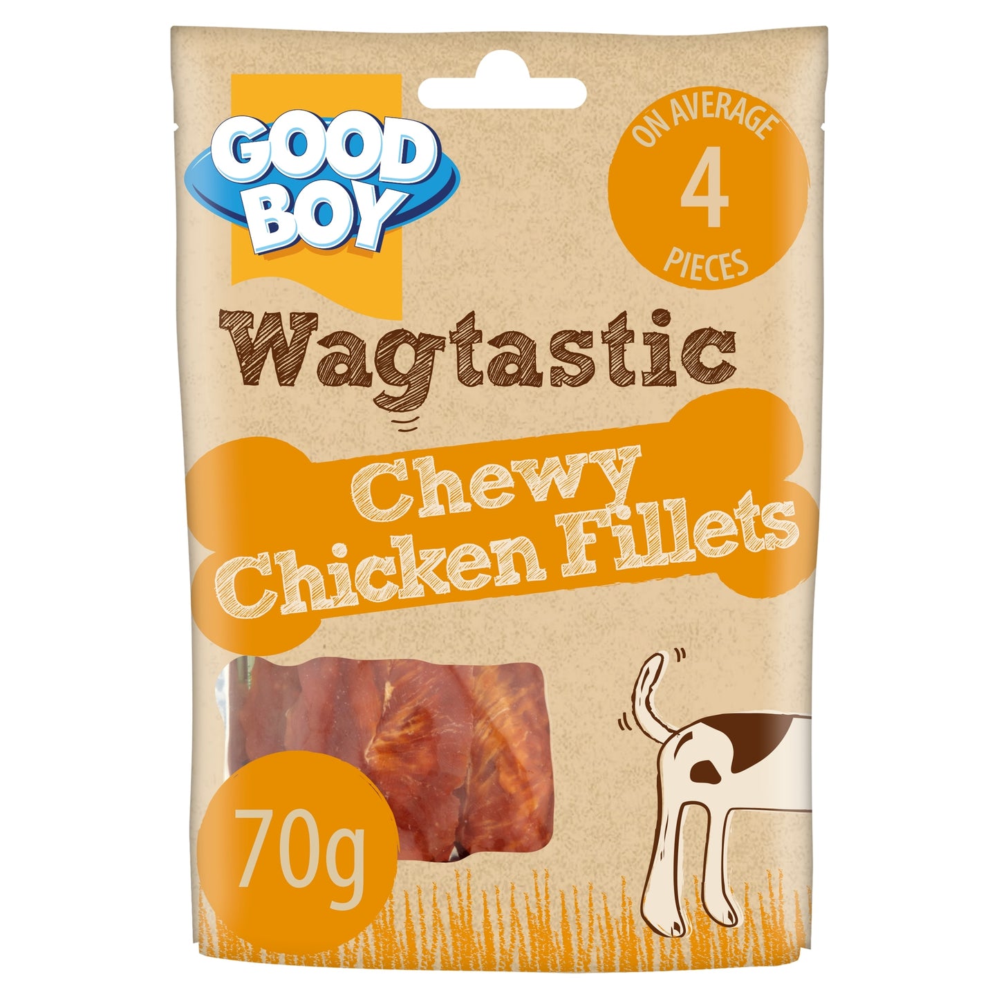 Good Boy Wagtastic Dog Treats Chicken Fillets 70g — image 1