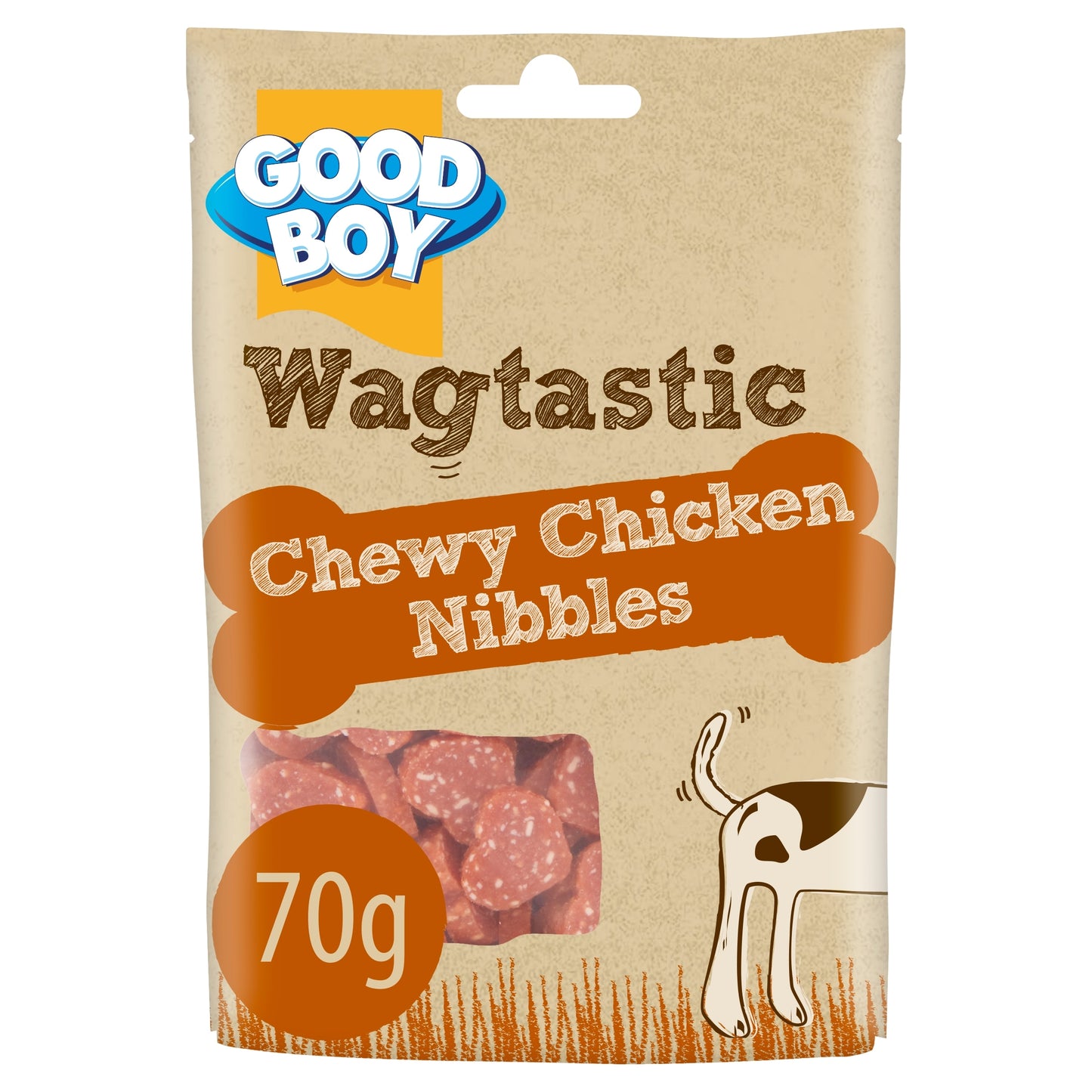 Good Boy Wagtastic Dog Treats Chicken Nibbles 70g — image 1