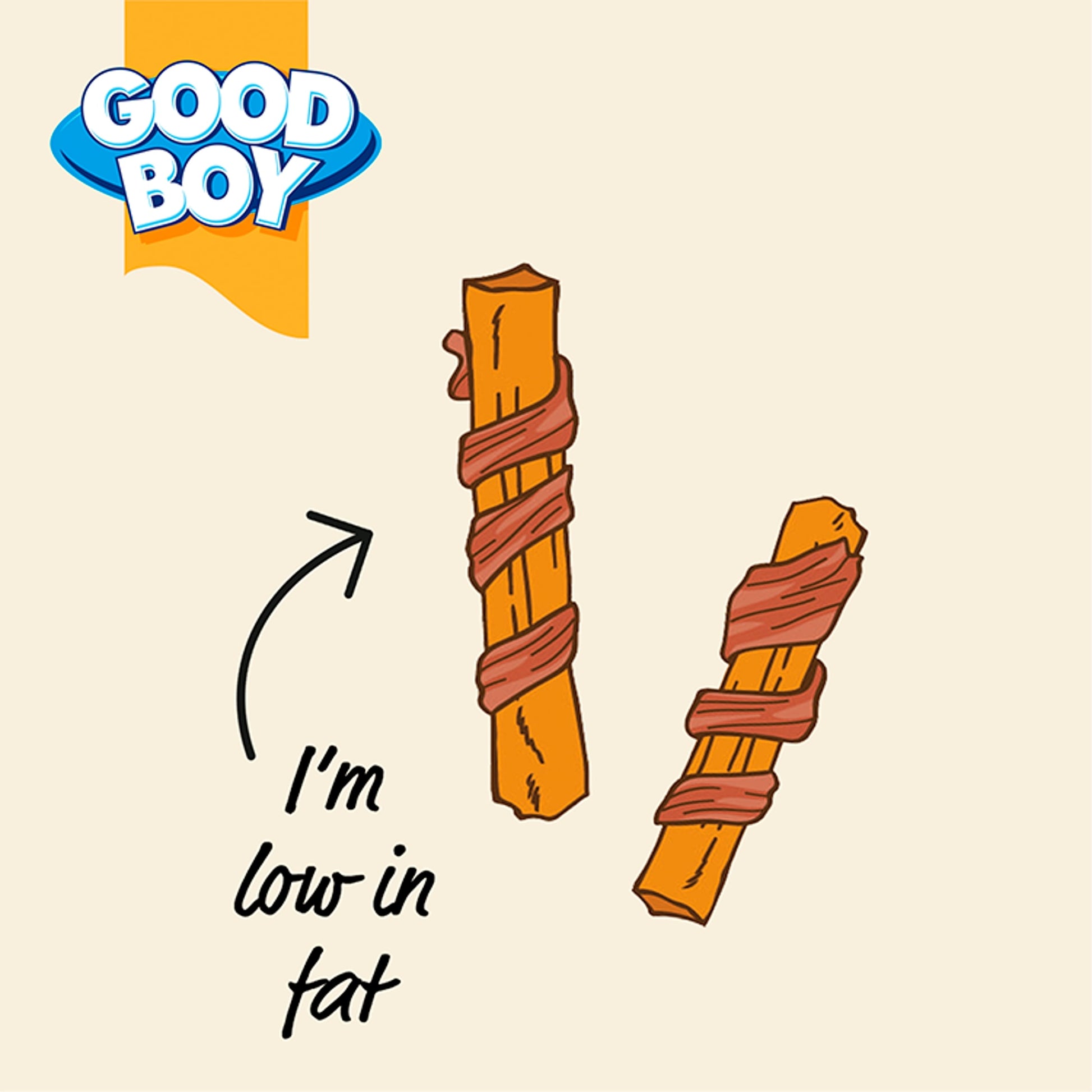Good Boy Wagtastic Dog Treats Chicken Sweet Potato Wedges 70g — image 2