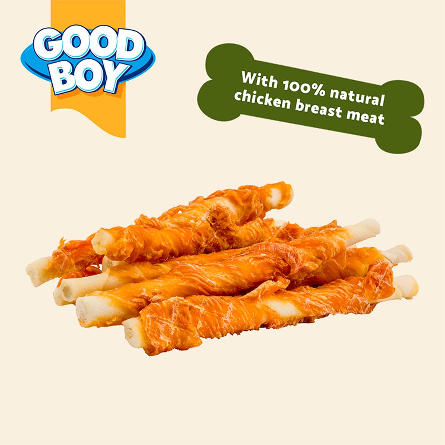 Good Boy Wagtastic Dog Treats Chicken Twists 320g — image 3