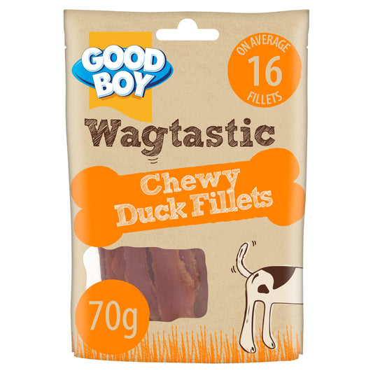 Good Boy Wagtastic Dog Treats Duck Fillets 70g — image 1