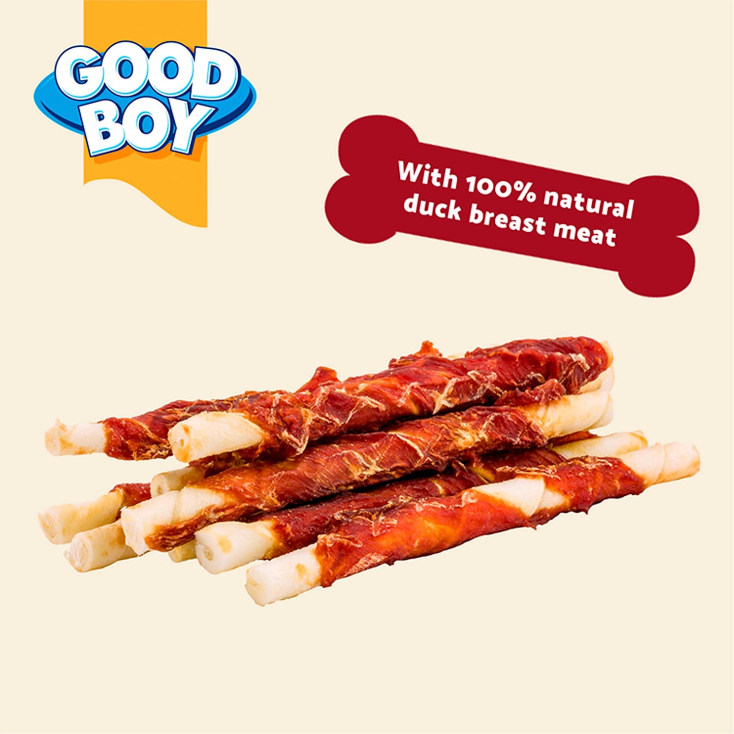 Good Boy Wagtastic Dog Treats Duck Twists 70g — image 3