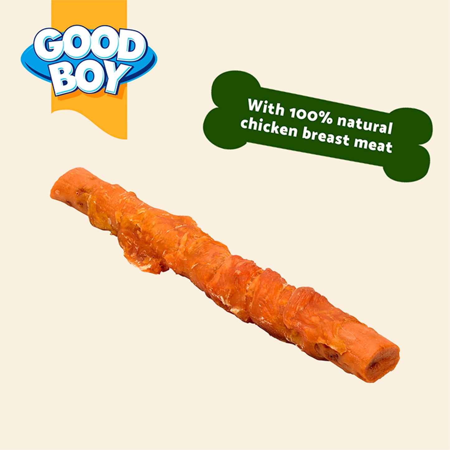 Good Boy Wagtastic Dog Treats Jumbo Chicken Carrot Stick 100g — image 3