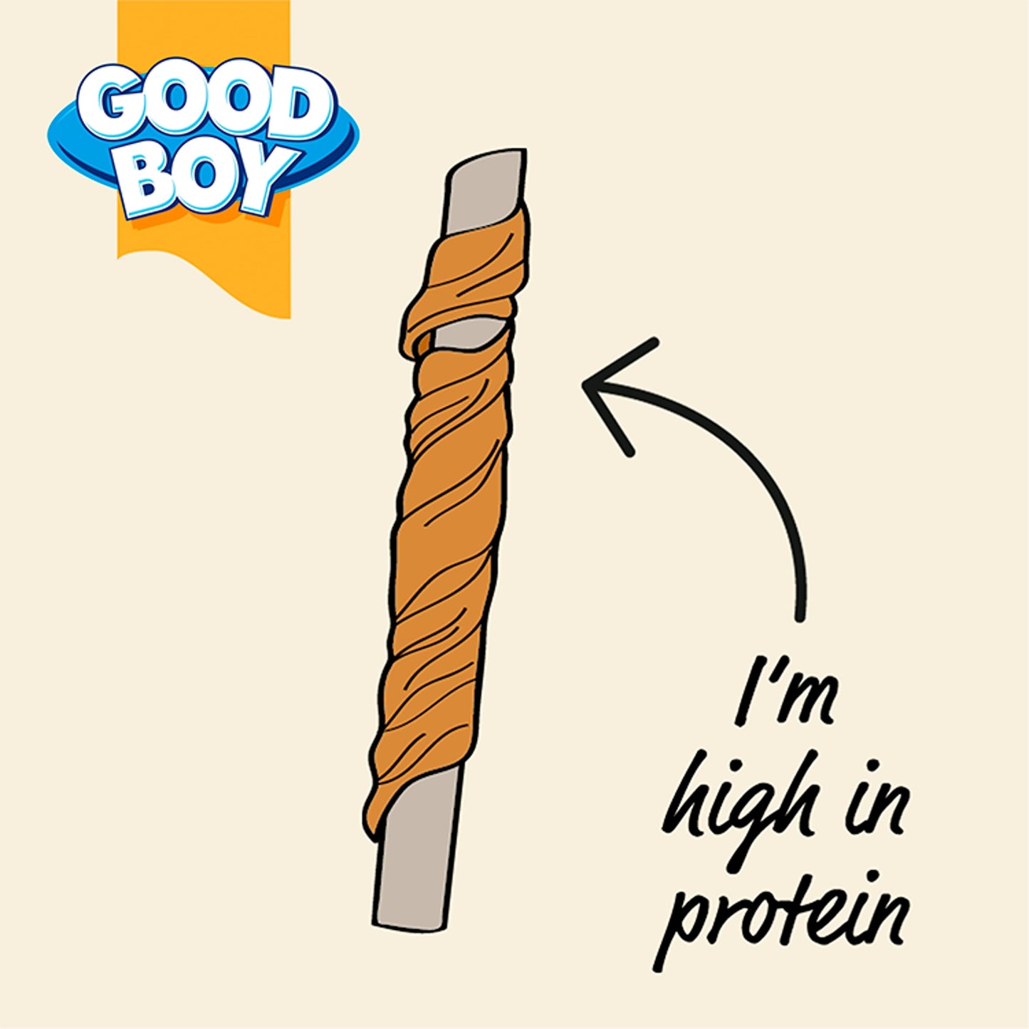 Good Boy Wagtastic Dog Treats Jumbo Chicken Twist 70g — image 2