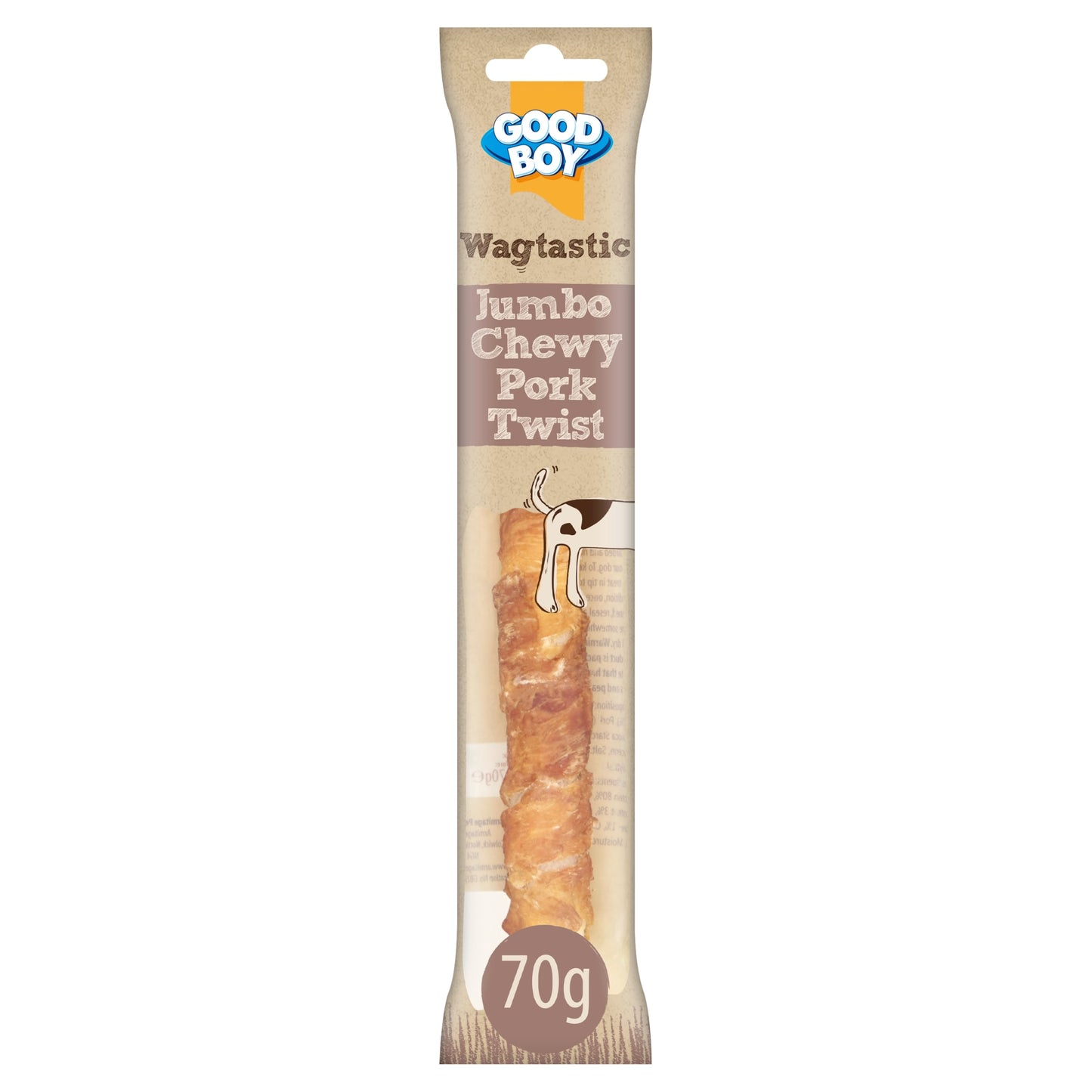 Good Boy Wagtastic Dog Treats Jumbo Port Twist 70g — image 1