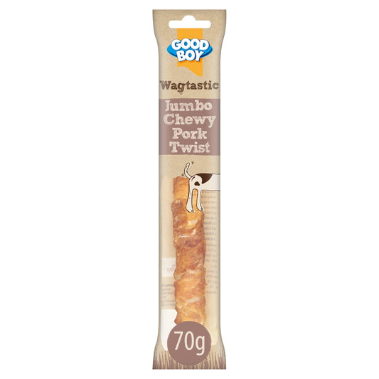 Good Boy Wagtastic Dog Treats Jumbo Port Twist 70g — image 1