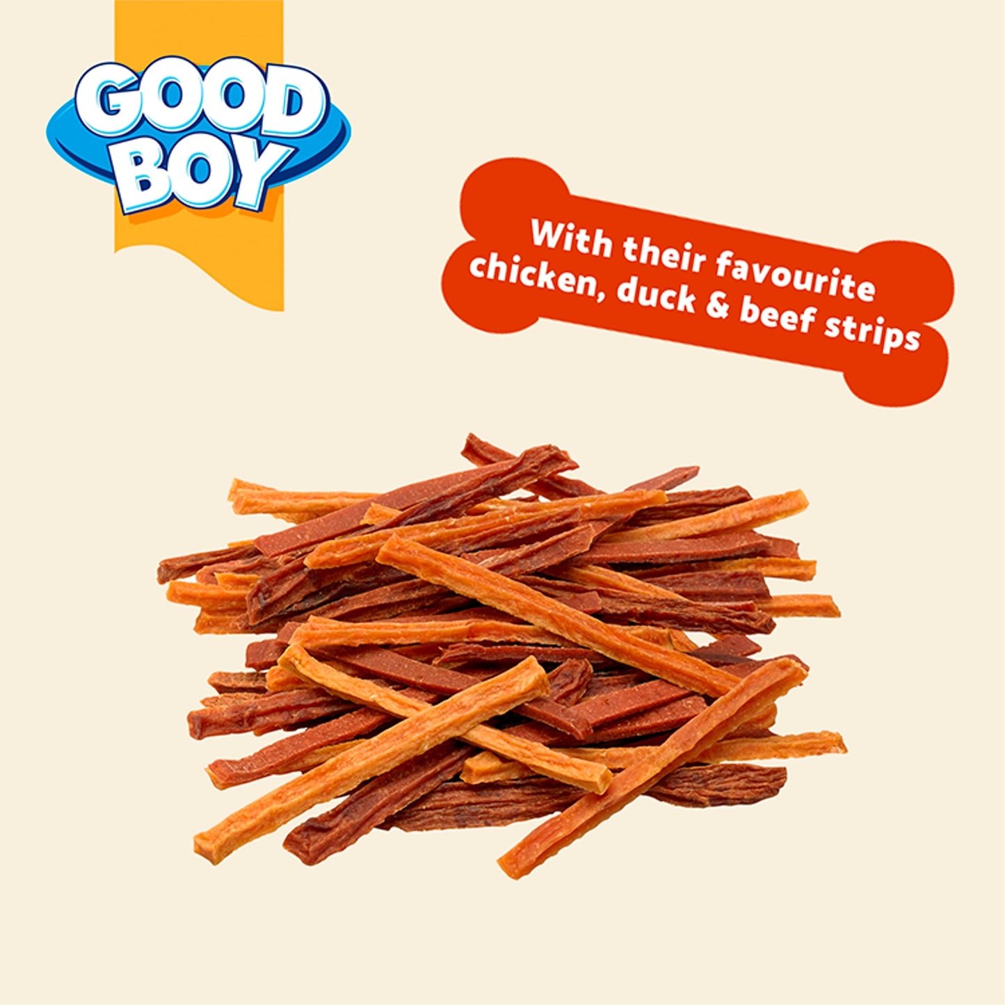 Good Boy Wagtastic Dog Treats Meaty Strips 300g — image 3
