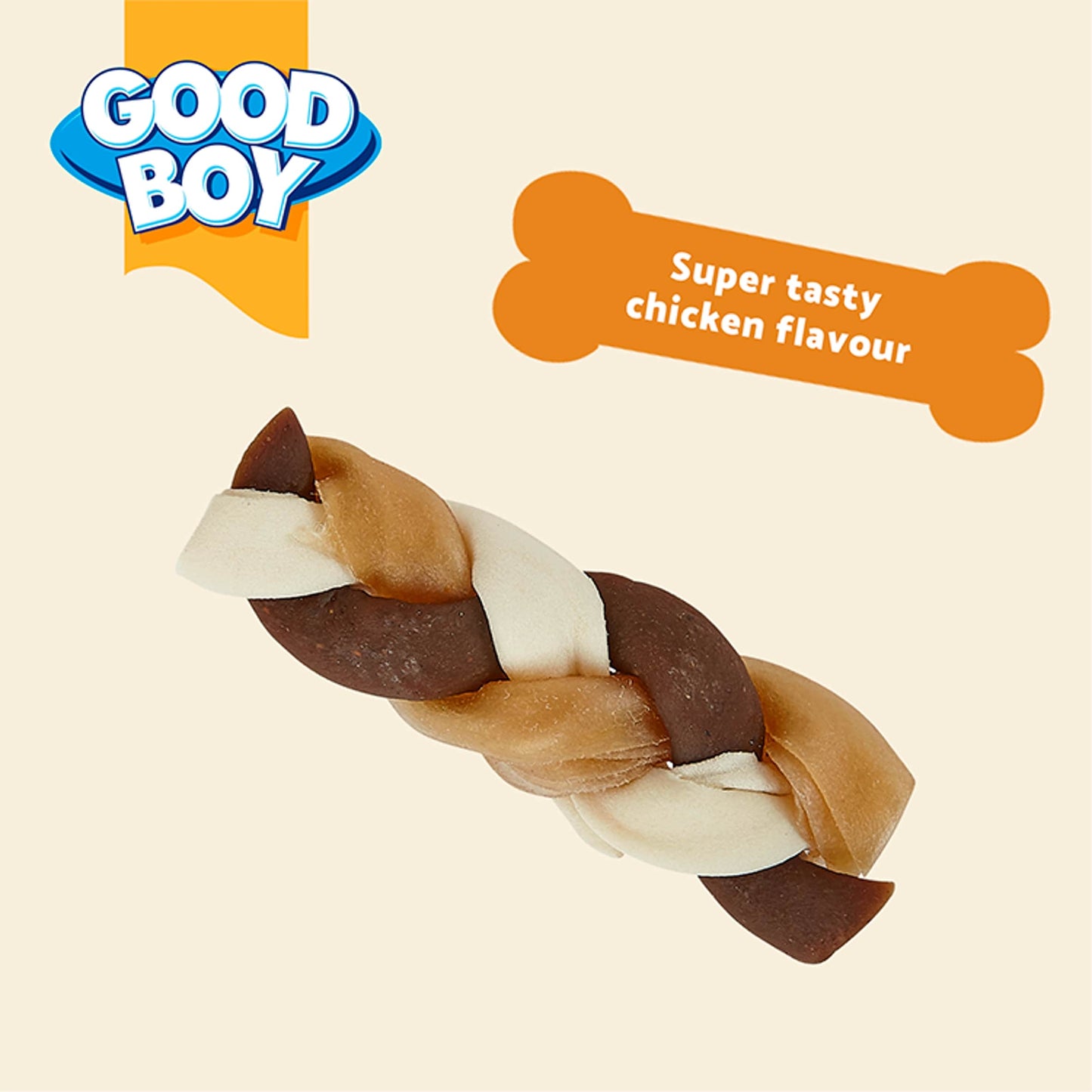 Good Boy Wagtastic Dog Treats Small Braid Chews 4 Pack — image 3