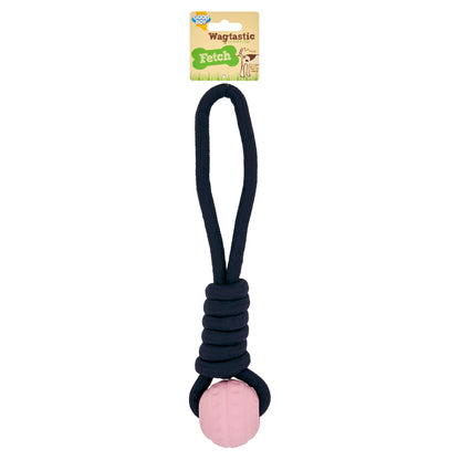 Good Boy Wagtastic Fetch Ball on Rope Dog Toy — image 1