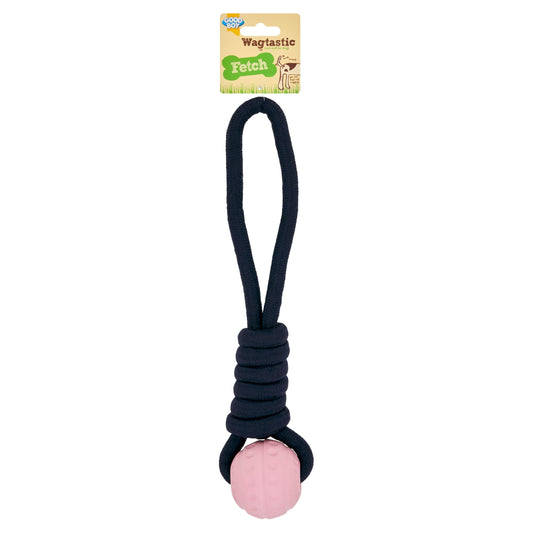 Good Boy Wagtastic Fetch Ball on Rope Dog Toy — image 1