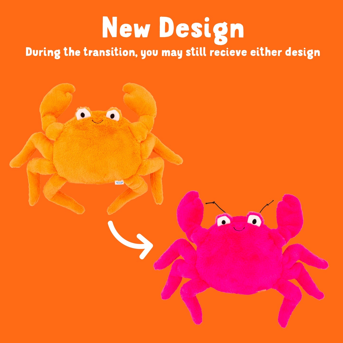 Good Boy Wagtastic Large Crab Soft Dog Toy — image 2