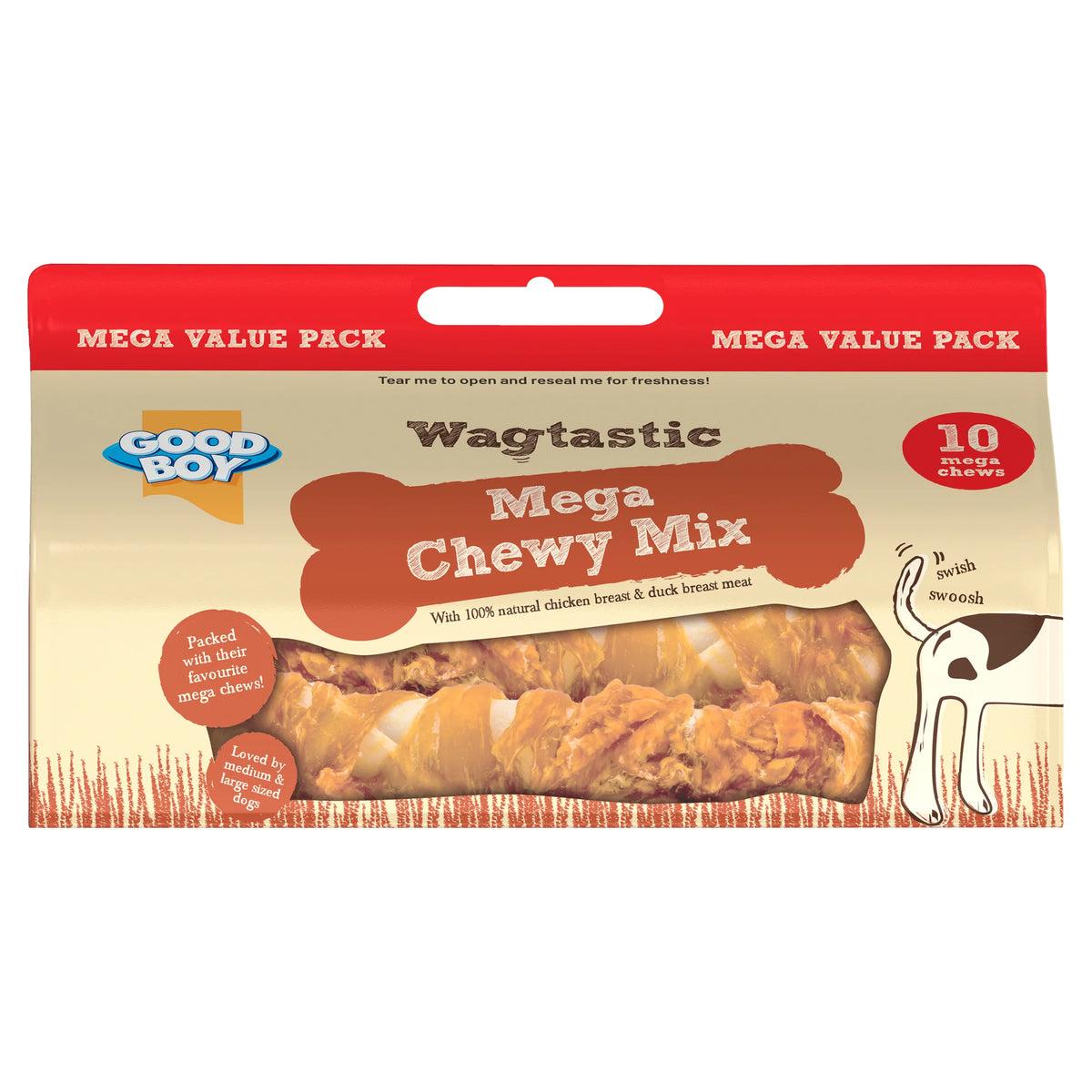 Good Boy Wagtastic Mega Chewy Mix Dog Treats 760g — image 1