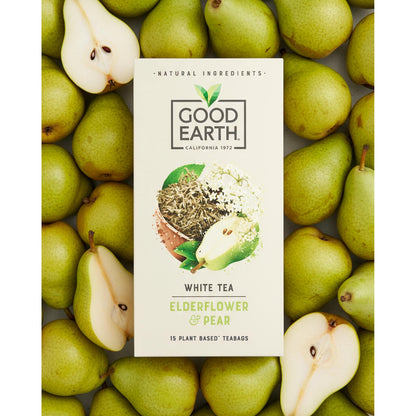 Good Earth White Tea Elderflower & Pear 15 Tea Bags 18g — image 2
