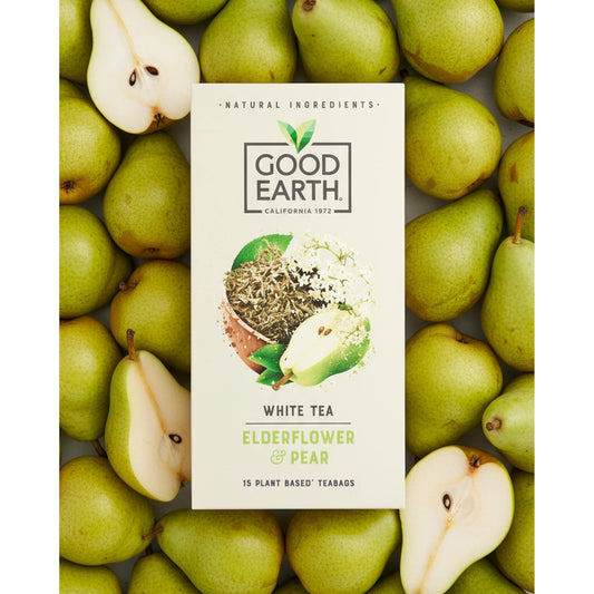 Good Earth White Tea Elderflower & Pear 15 Tea Bags 18g — image 2