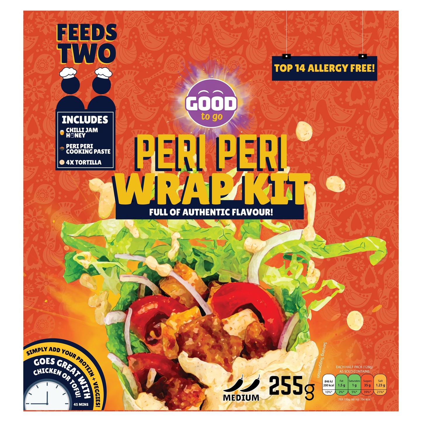 Good It’s Gluten Free Peri Peri Wrap Kit 425g — image 1
