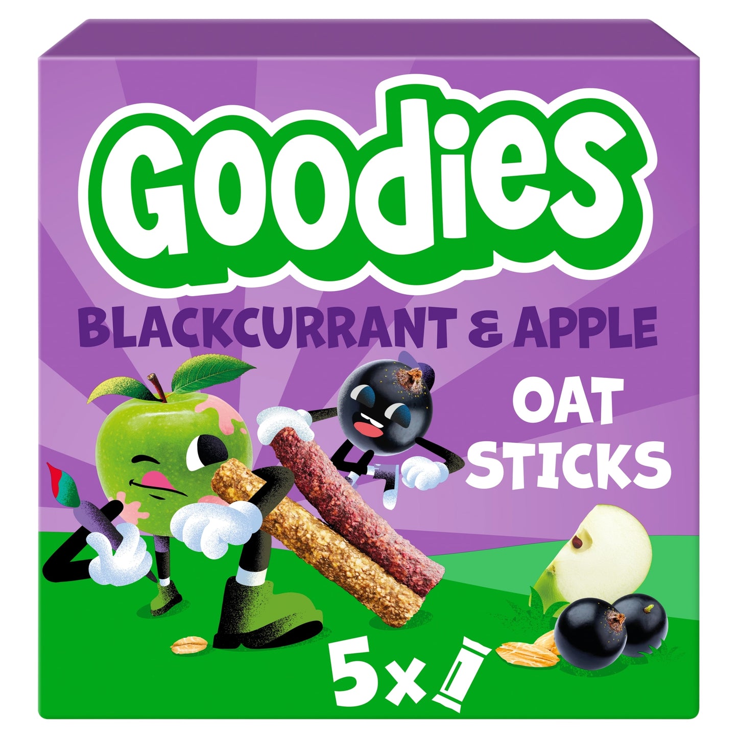 Goodies Apple & Blackcurrant Oat Sticks 5x23g — image 1
