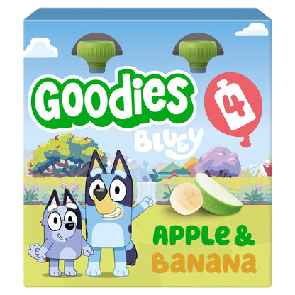 Goodies Bluey Apple & Banana Pouch 4x100g — image 1