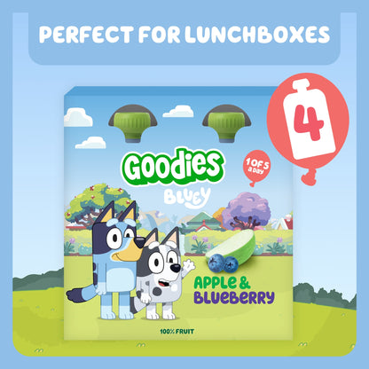 Goodies Bluey Apple & Blueberry Pouch 4x100g — image 4