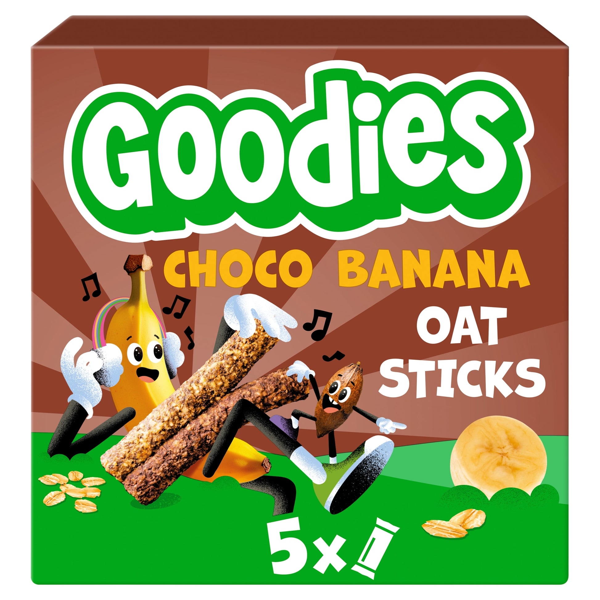 Goodies Choco Banana Oat Sticks 5x23g — image 1