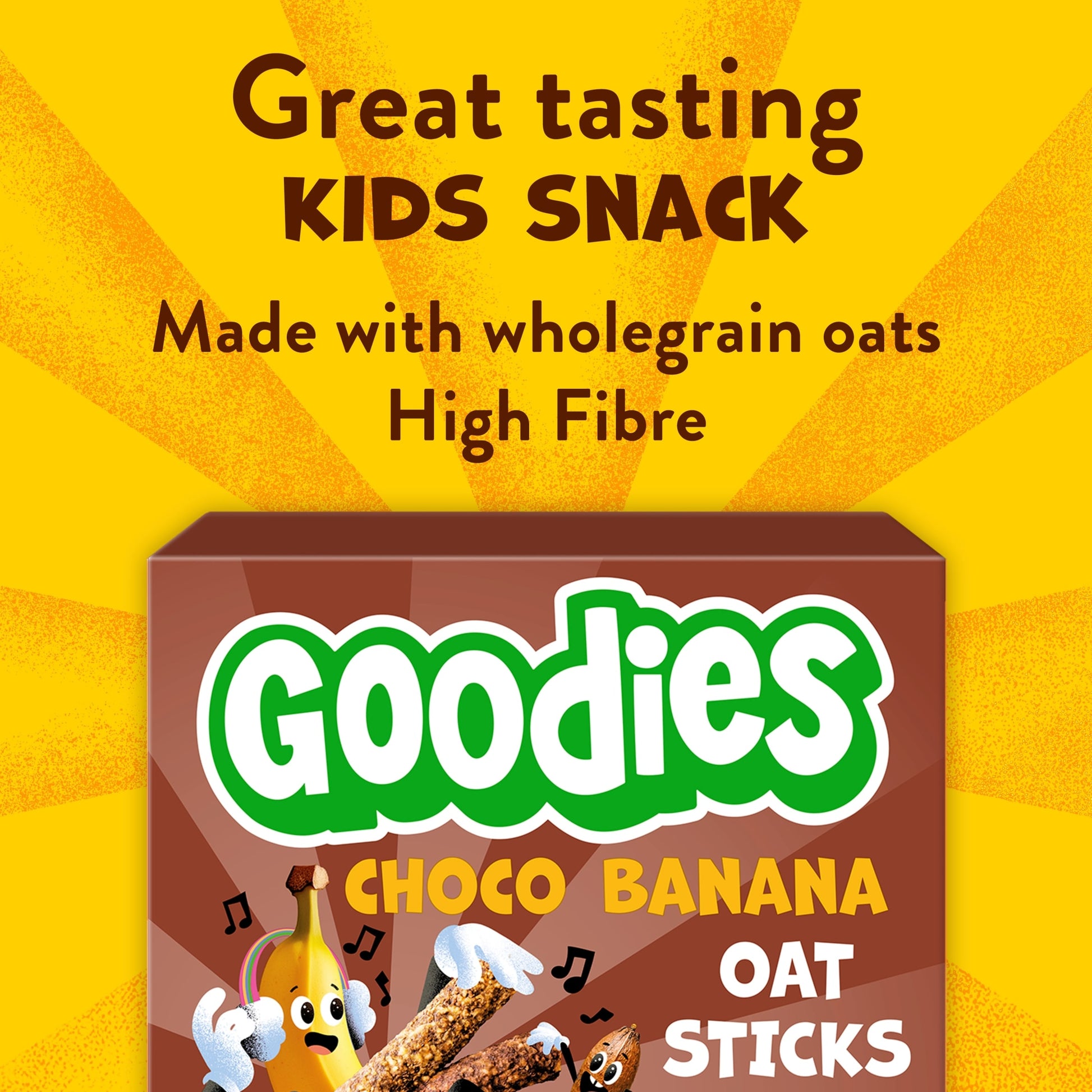 Goodies Choco Banana Oat Sticks 5x23g — image 2