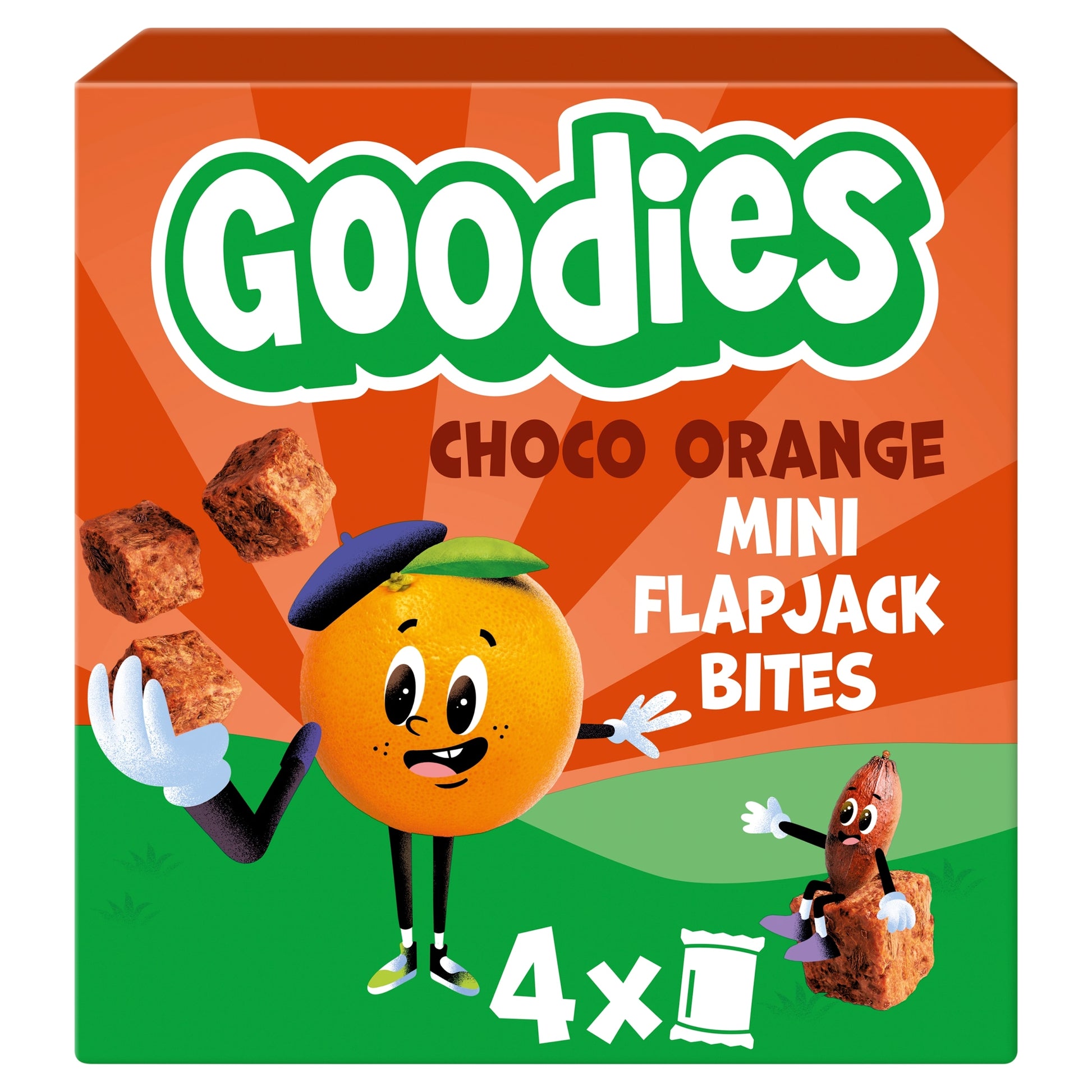 Goodies Choco Orange Mini Flapjack Bites 4x23g — image 1