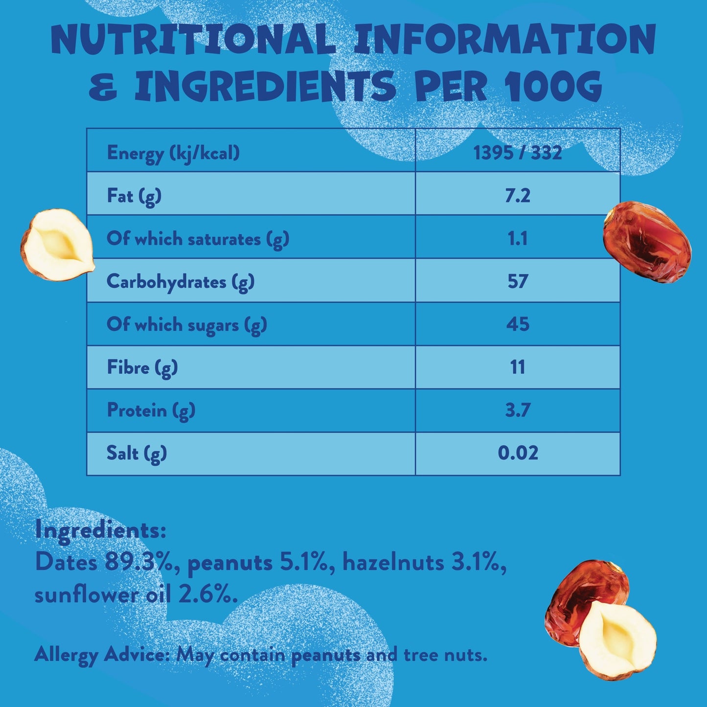 Goodies Date & Nuts Fruit Bars 5x20g — image 3