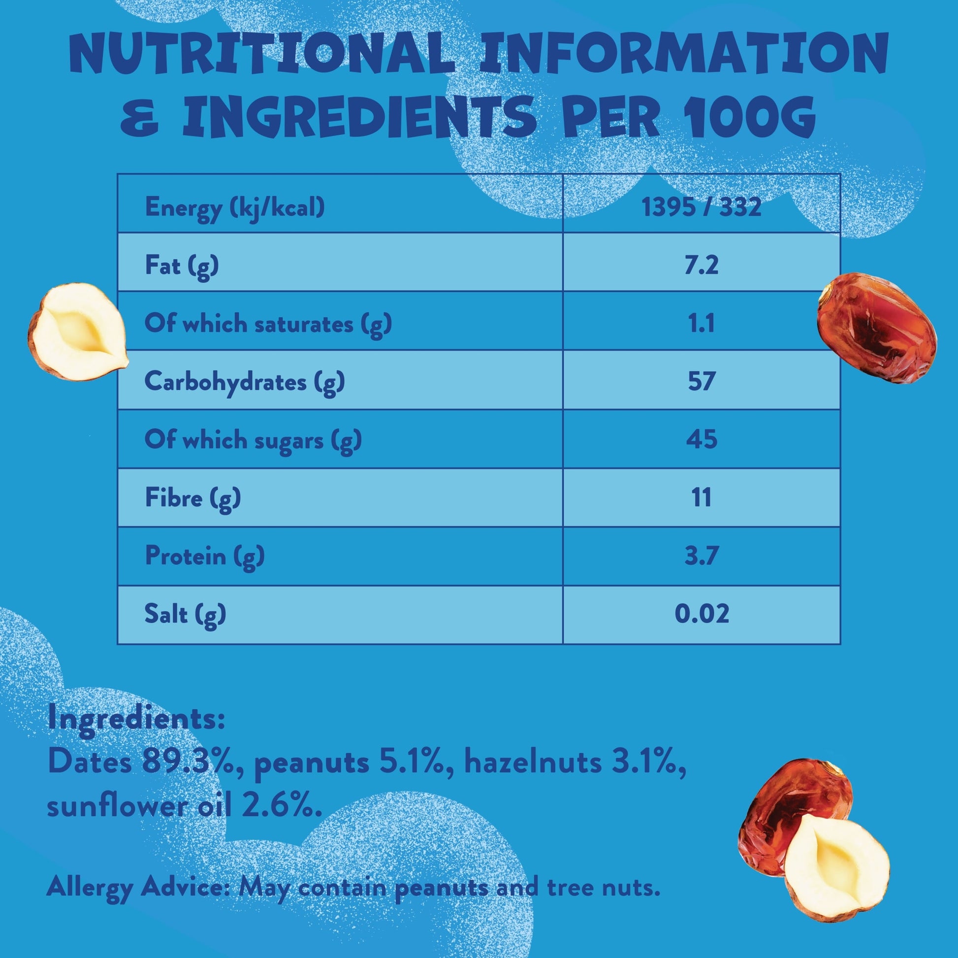 Goodies Date & Nuts Fruit Bars 5x20g — image 3