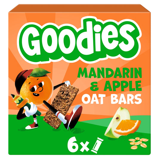 Goodies Mandarin & Apple Oat Bars 6x23g — image 1