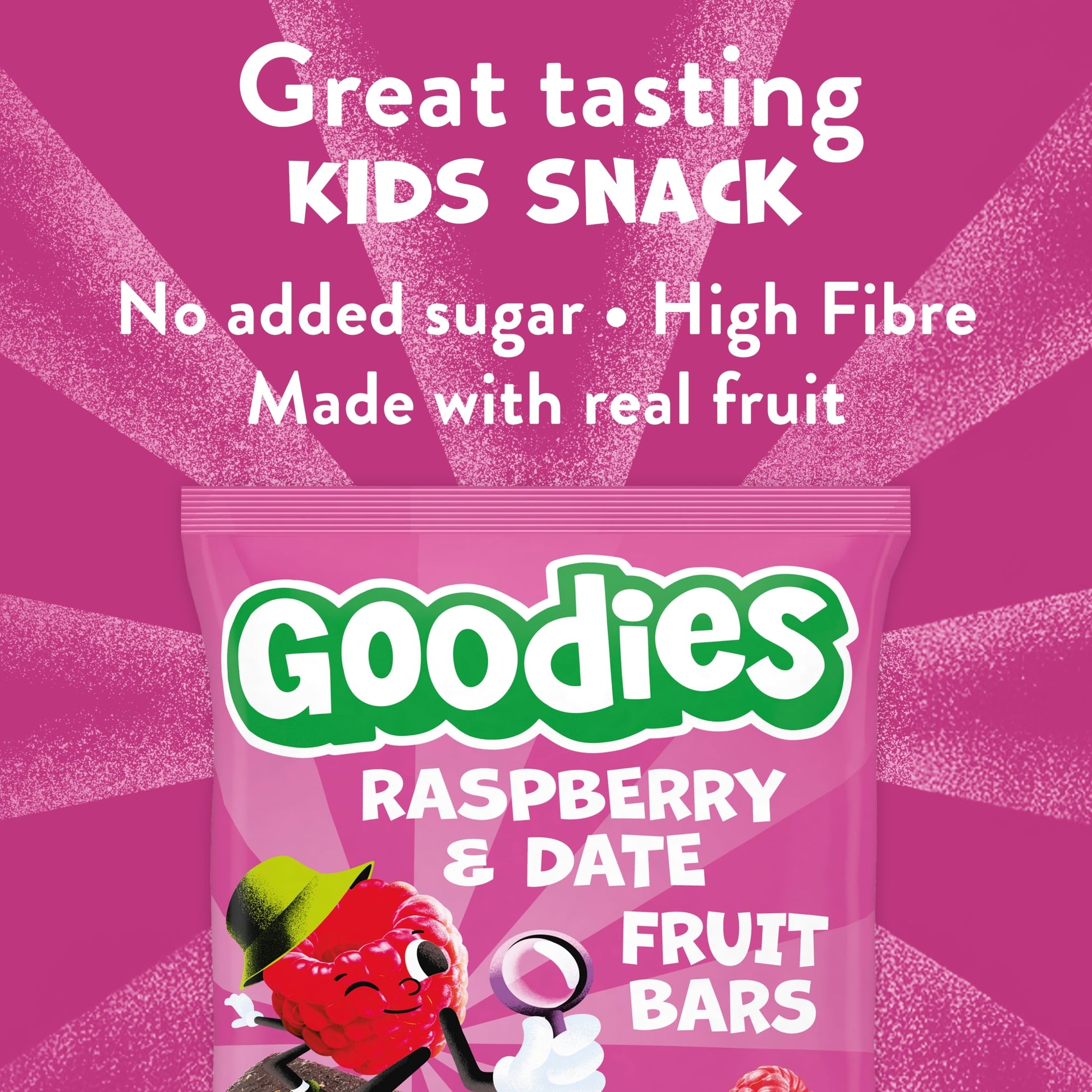 Goodies Raspberry & Date Fruit Bars 5x20g — image 2