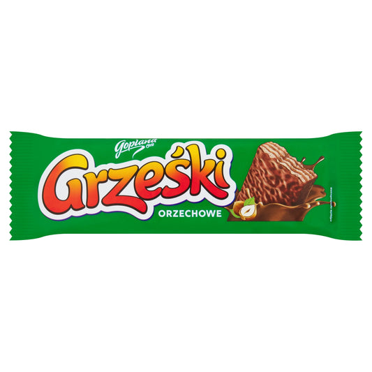 Goplana Grzeski Milk Chocolate-Coated Wafer Bar With Hazelnut Cream 36G — image 1