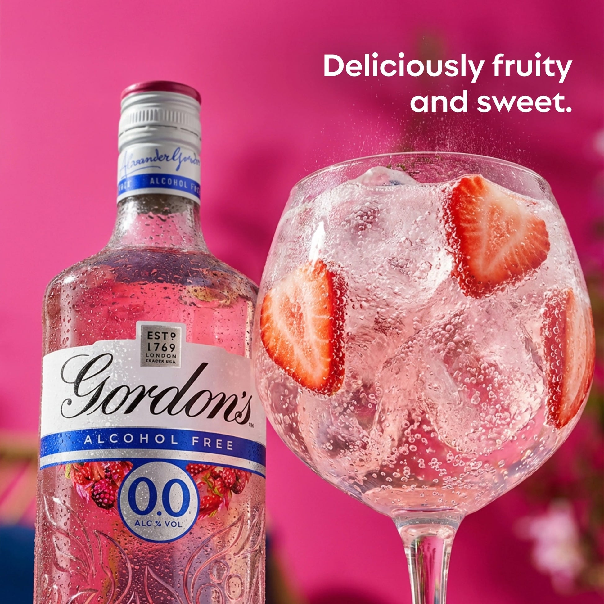 Gordon's Alcohol Free Premium Pink Spirit 70Cl — image 3
