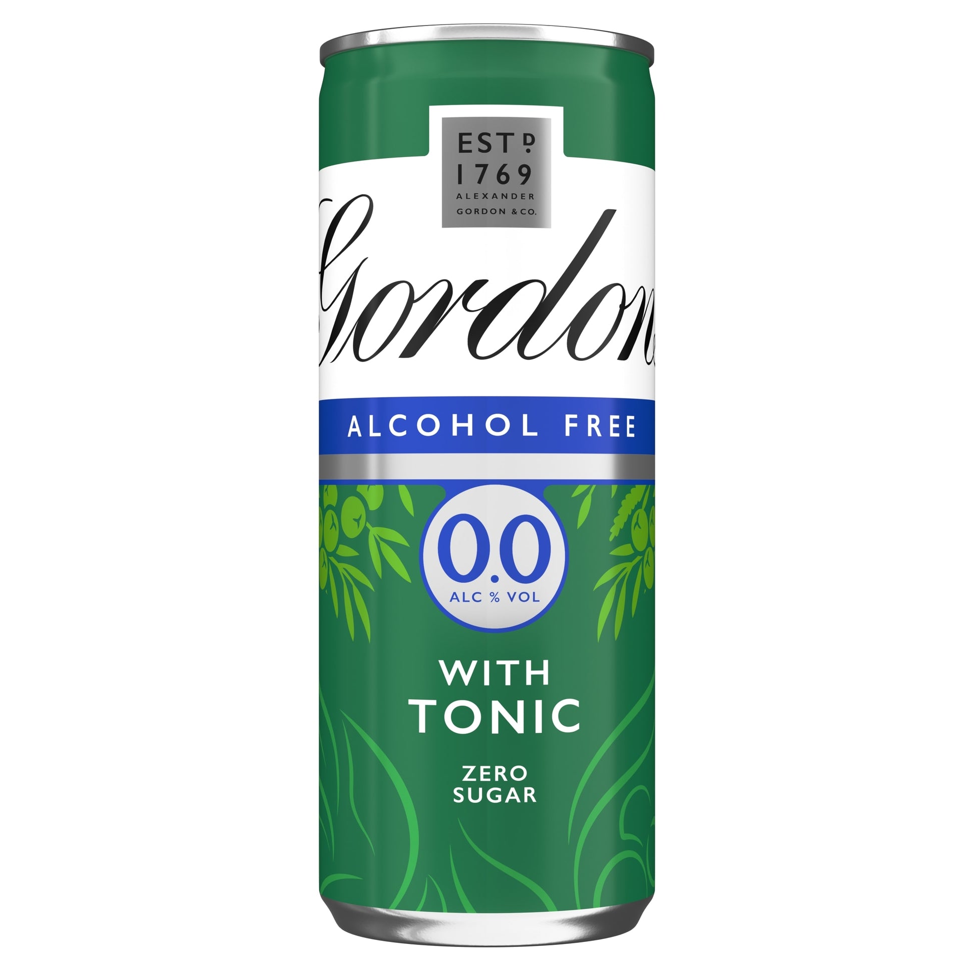 Gordon's Alcohol Free Spirit & Tonic with Lime Can 0% Vol 4x250ml — image 2