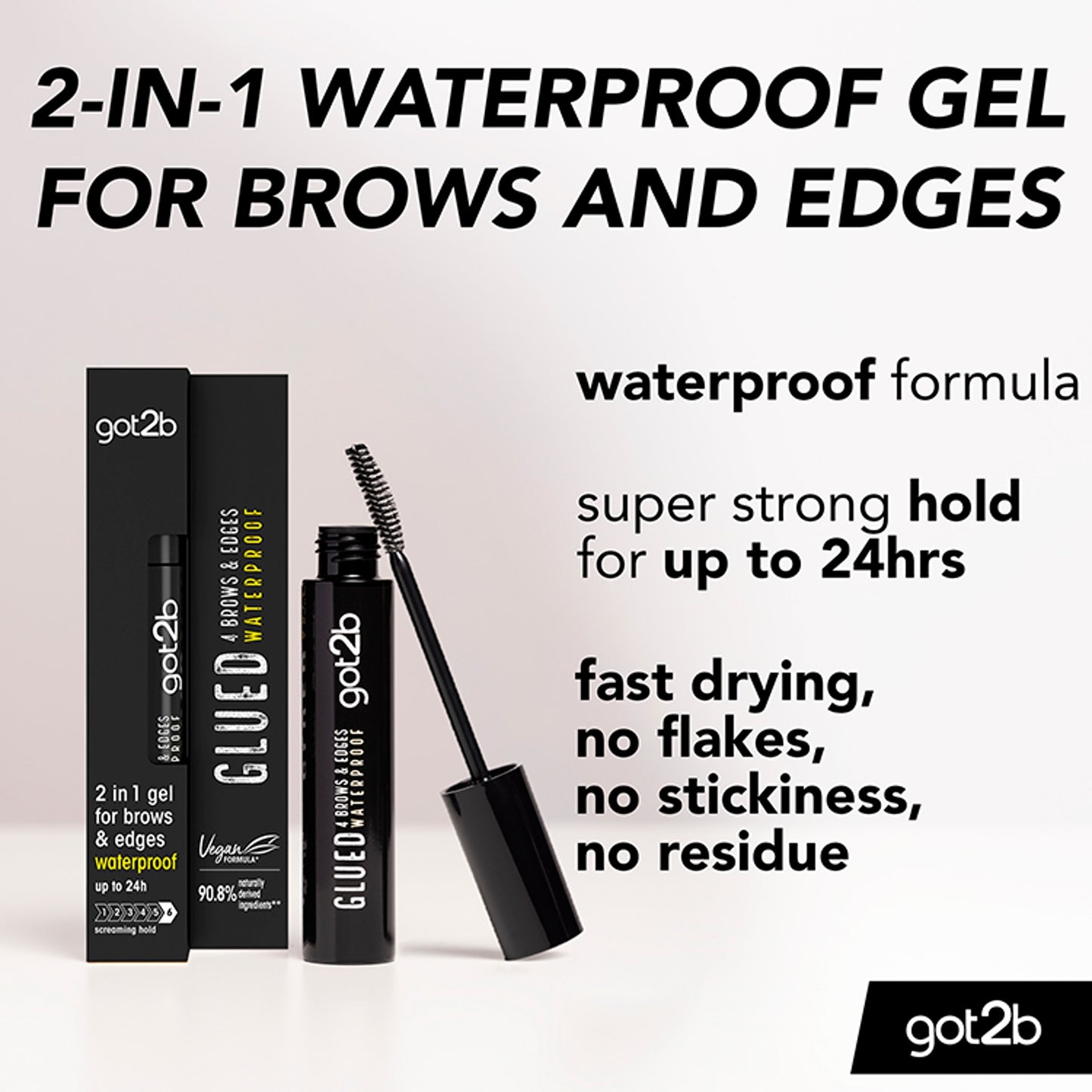 GOT2B Glued for Brows & Edges Waterproof Eyebrow Gel 16ml — image 2