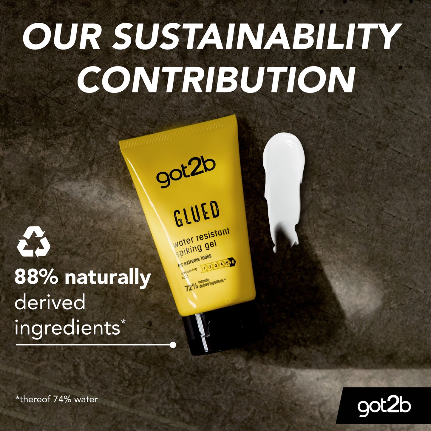GOT2B Glued Water Resistant Spiking Hair Gel 150ml — image 4