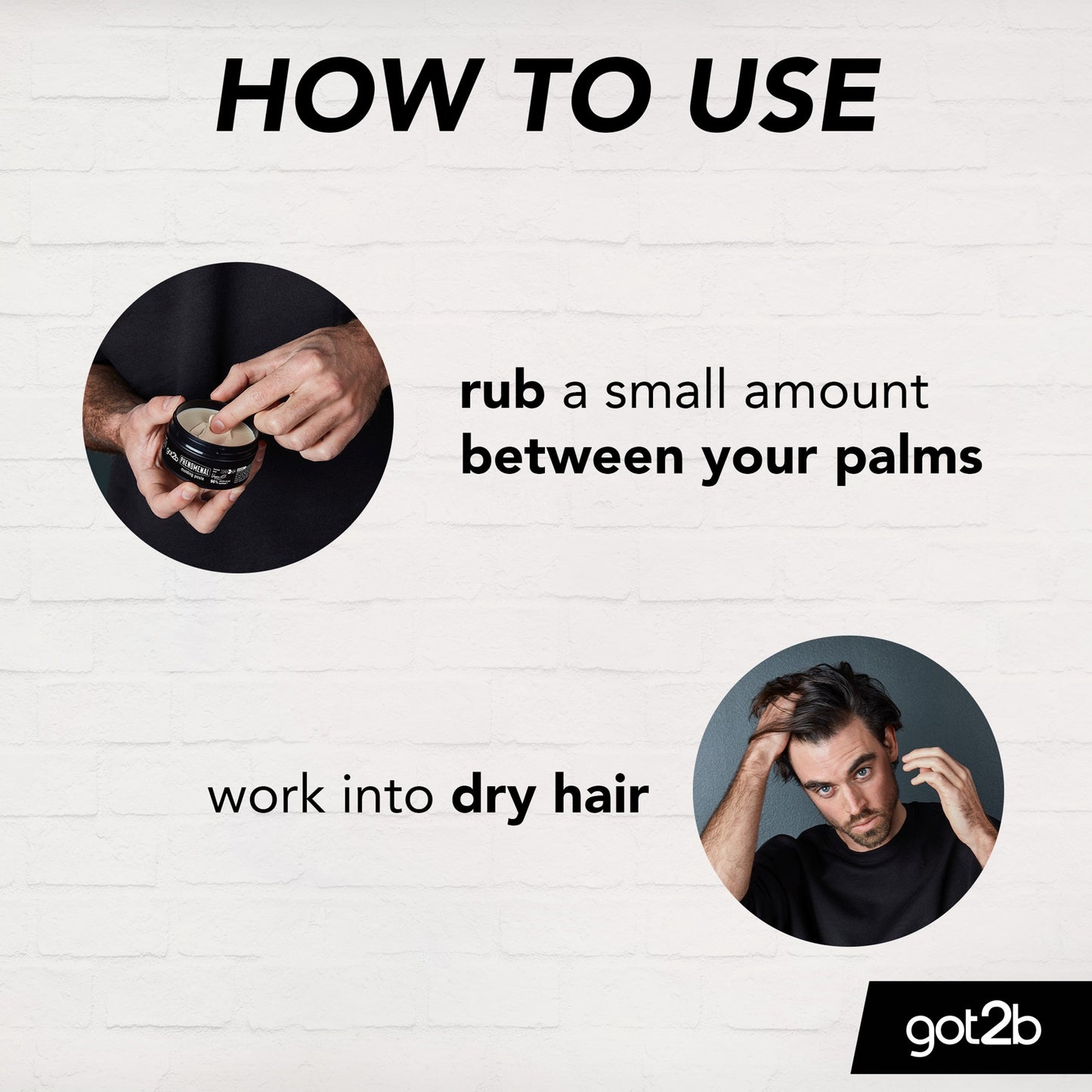 GOT2B Hair Molding Paste Phenomenal Travel 100ml — image 3