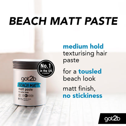 GOT2B Hair Texture Paste Beach Matt 100ml — image 2