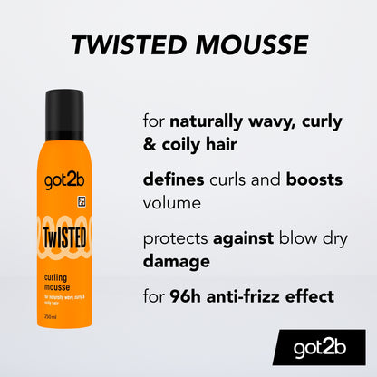 GOT2B Twisted Curling Mousse 250ml — image 3