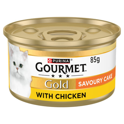 GOURMET Gold Savoury Cake Chicken Wet Cat Food 85g — image 1