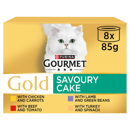 Gourmet Gold Savoury Cake Meat 8X85g — image 1
