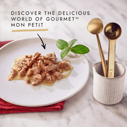 GOURMET Mon Petit Fish Variety Cod; Sardine; Salmon Wet Cat Food 6x50g — image 2