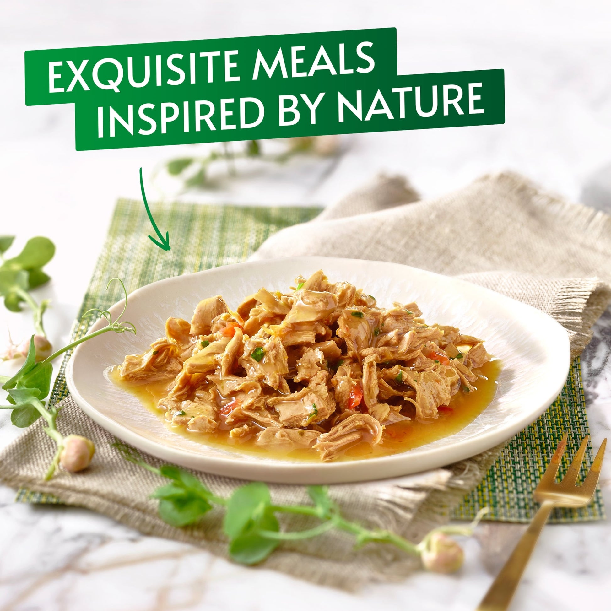 GOURMET Nature's Creations Poultry Wet Cat Food 8x85g — image 2
