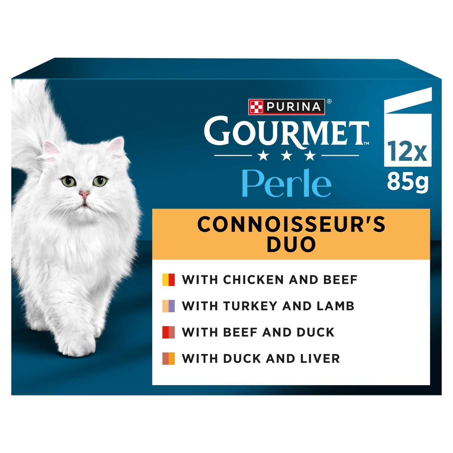 GOURMET Perle Connoisseur's Collection in Gravy Wet Cat Food 12x85g — image 1
