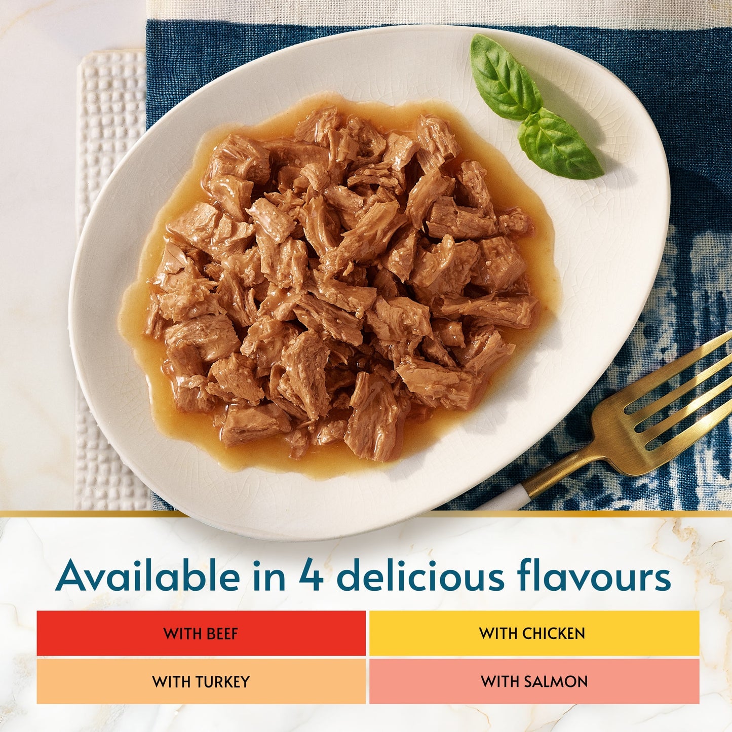 GOURMET Perle Connoisseur's Selection in Gravy Wet Cat Food 12x85g — image 3