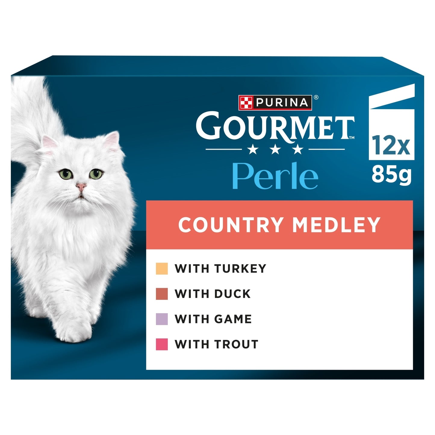GOURMET Perle Country Medley in Jelly Wet Cat Food 12x85g — image 1